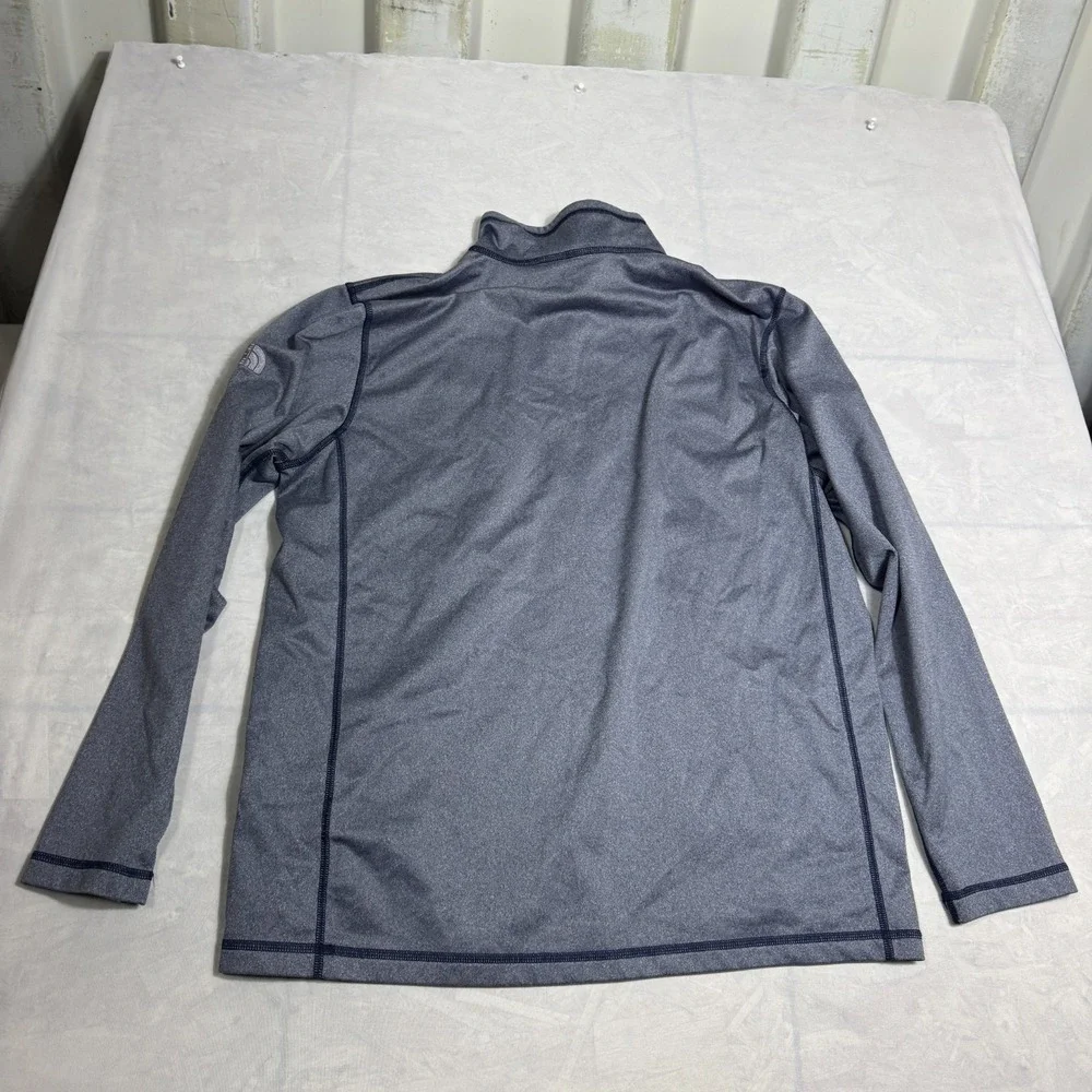 The North Face Mens 1/4-Zip Sweatshirt‎ Gray Long Sleeve Mock Neck Outdoor XL